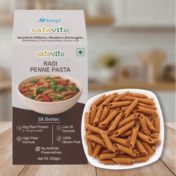 Ragi Penne Pasta